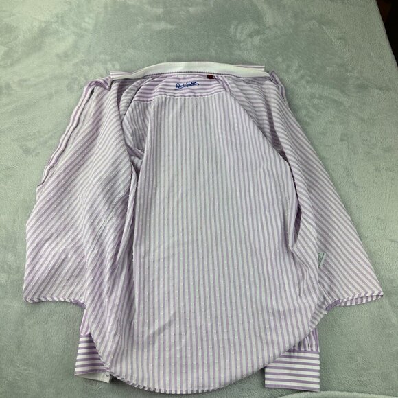 Robert Graham Stripped Long Sleeve Dress Shirt Men’s Size XL - Picture 7 of 11
